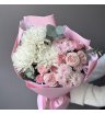 Хризантемы и кустовые пионовидные розы 1