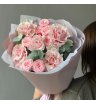 Французские розы и кустовые розы с эвкалиптом 2