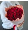 Красные розы 31шт (кенийские) 1