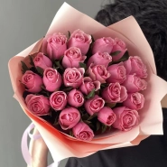 Розовая кенийская Роза 25шт 1