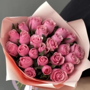 Розовая кенийская Роза 25шт 0