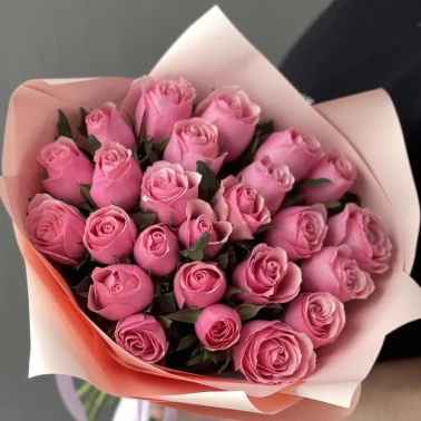 Розовая кенийская Роза 25шт