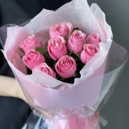 Розовая Роза Кения 9шт 0