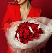 Букет роз 51 шт Кения 40 см 0