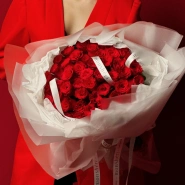 Букет роз 51 шт Кения 40 см 3