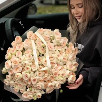 Моно гигант из кустовых роз «Pavlova»