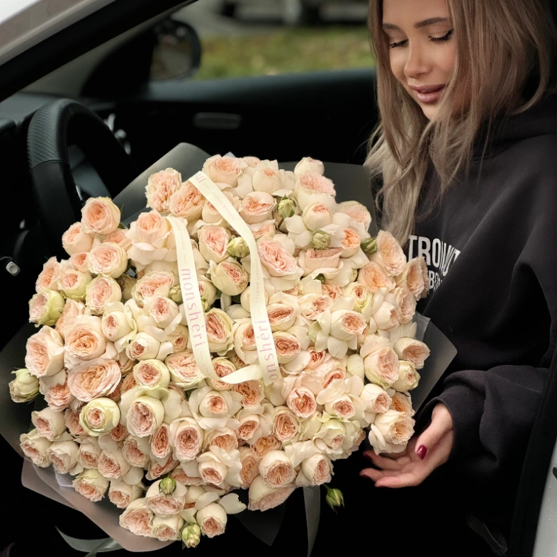 Моно гигант из кустовых роз «Pavlova»