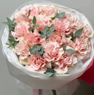 15 французских роз «Пинк Мондиаль» 1