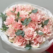 15 французских роз «Пинк Мондиаль» 4