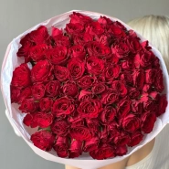 75 красная Роза Кения 0