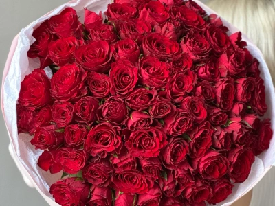 75 красная Роза Кения