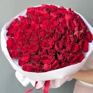 75 красная Роза Кения 1