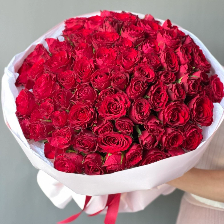 75 красная Роза Кения