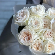 Парфюмированные розы &laquo;White O&rsquo;hara&raquo; 11шт 3