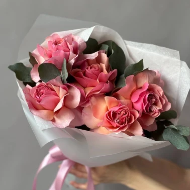 Монобукет из французских роз