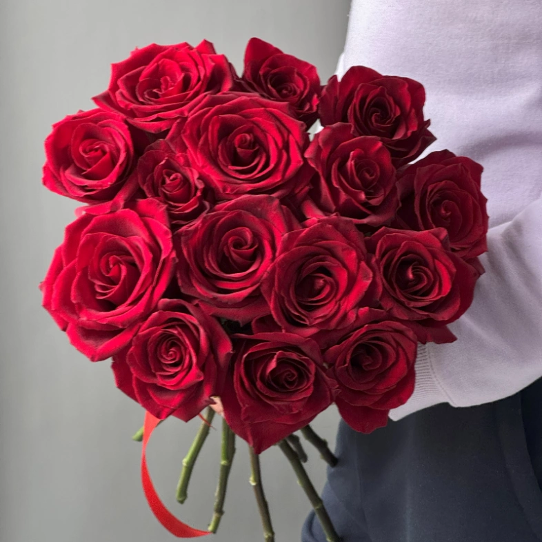 Розы красные 15 Эквадор