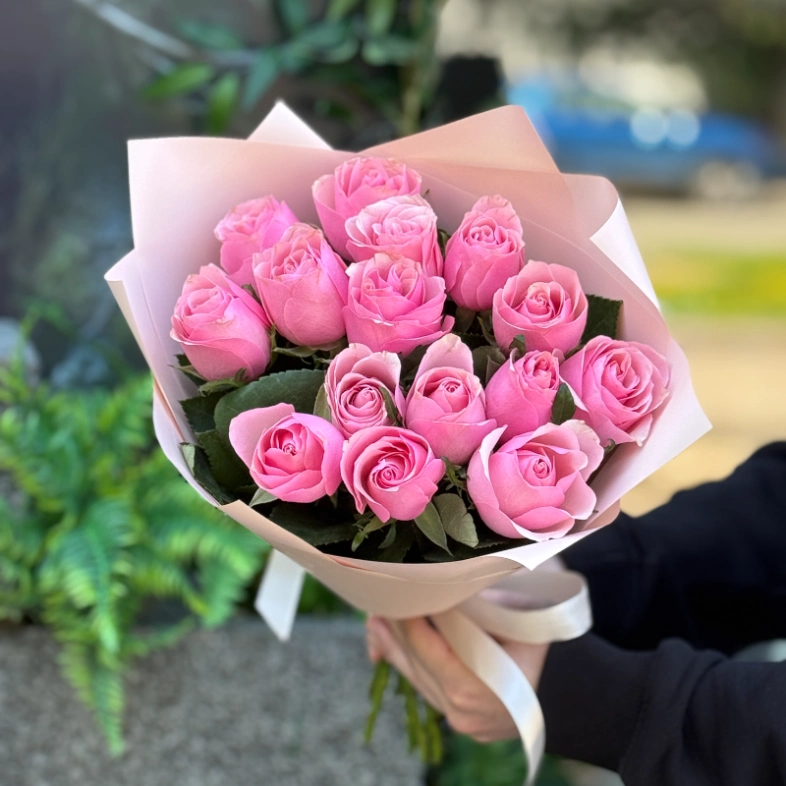 15 розовой кении