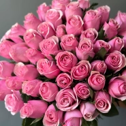 51 роза розовая кения 2