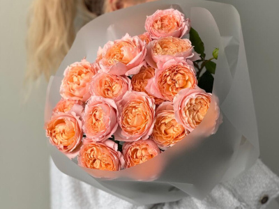 Шикарная Джульетта пионовидные кустовые розы