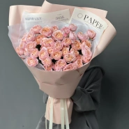 Букет - гигант из кустовых роз 😍 | Кустовая роза 9 2