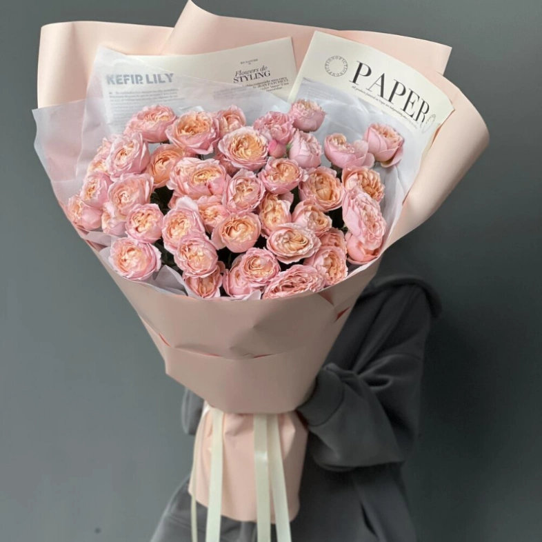 Букет - гигант из кустовых роз 😍 | Кустовая роза 9