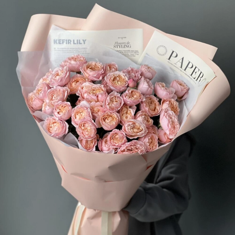 Букет - гигант из кустовых роз 😍 | Кустовая роза 9