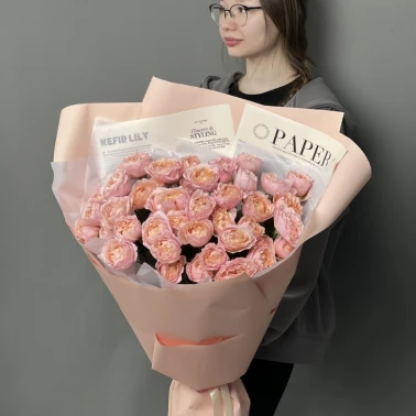 Букет - гигант из кустовых роз 😍 | Кустовая роза 9