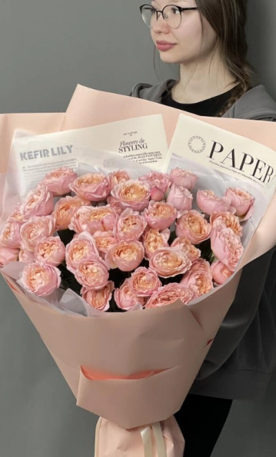 Букет - гигант из кустовых роз 😍 | Кустовая роза 9