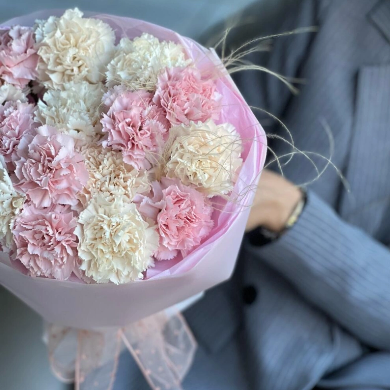 Монобукет из диантусов 