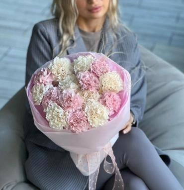 Монобукет из диантусов 