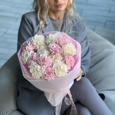 Монобукет из диантусов 