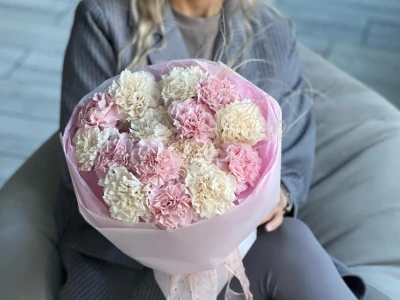 Монобукет из диантусов 