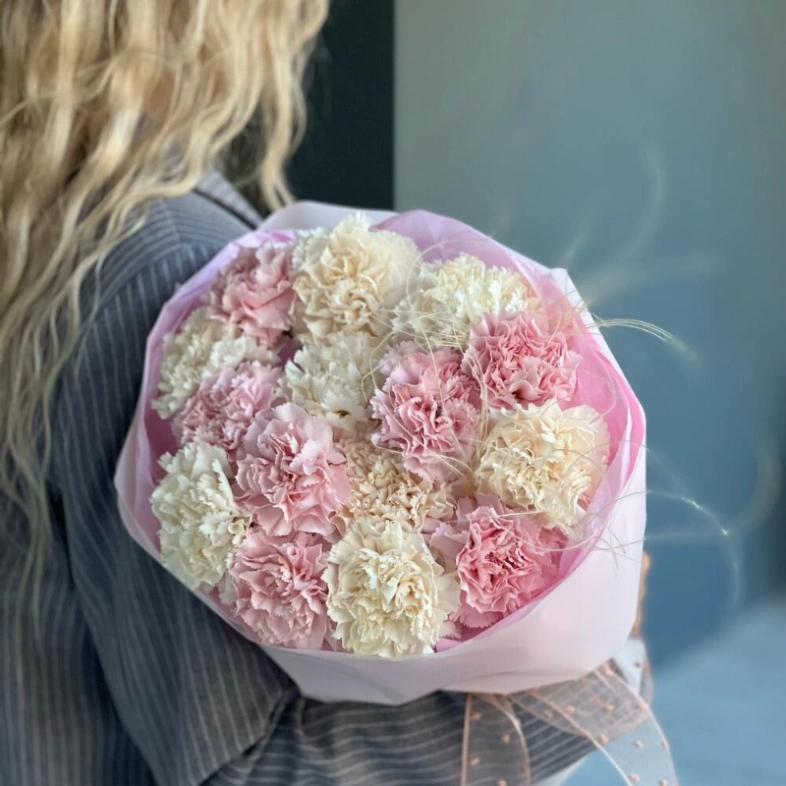 Монобукет из диантусов 