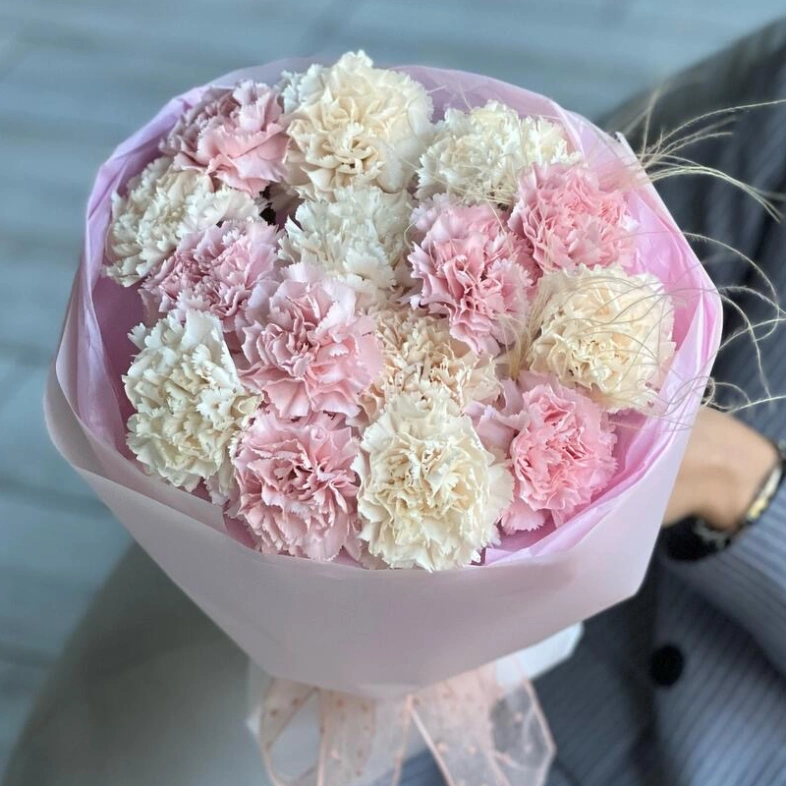 Монобукет из диантусов 