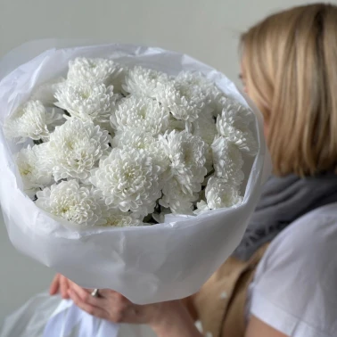 Монобукет кустовая хризантема 