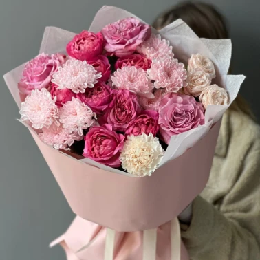 Пышный букет Яркий и нежный