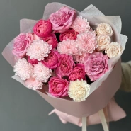 Пышный букет Яркий и нежный 3