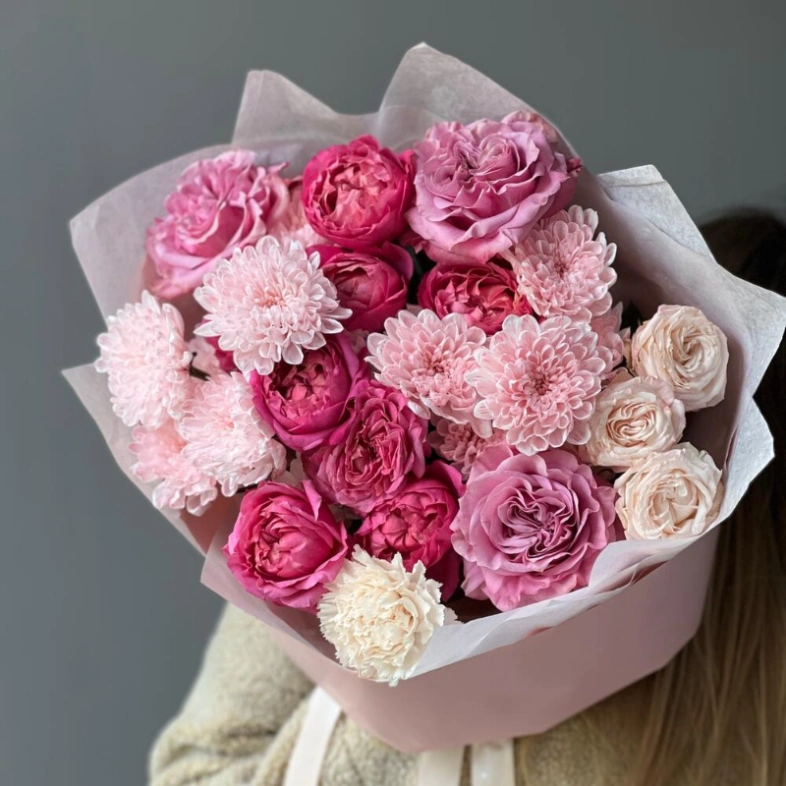 Пышный букет Яркий и нежный