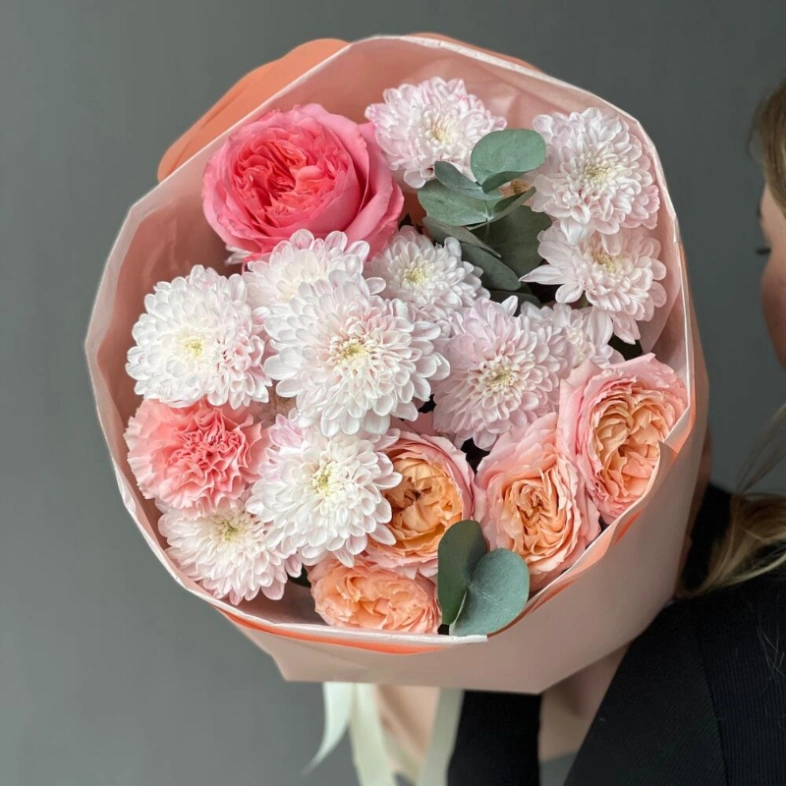 Букет кустовые розы «Очаровашка»