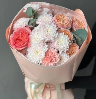 Букет кустовые розы «Очаровашка»