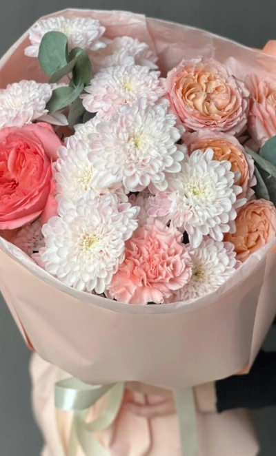 Букет кустовые розы «Очаровашка»