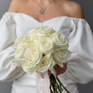 Белоснежные розы «Плая Бланка» 17 1