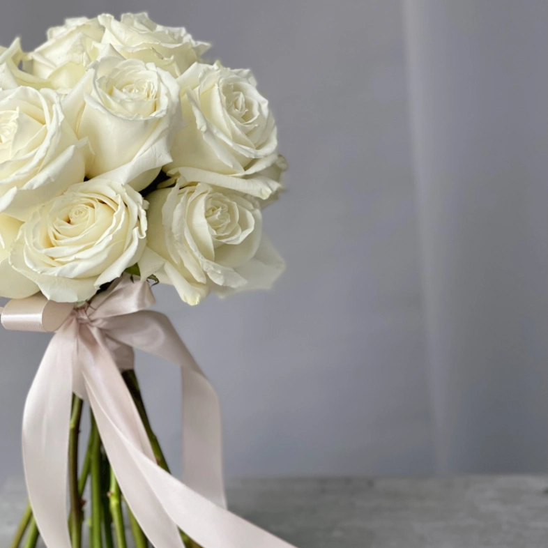 Белоснежные розы «Плая Бланка» 17