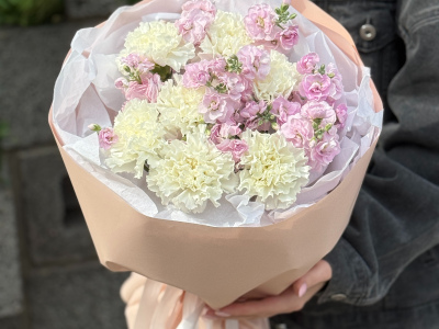 Диантусы с ароматной маттиолой