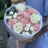 Авторский букет «Зефирное настроение» 0