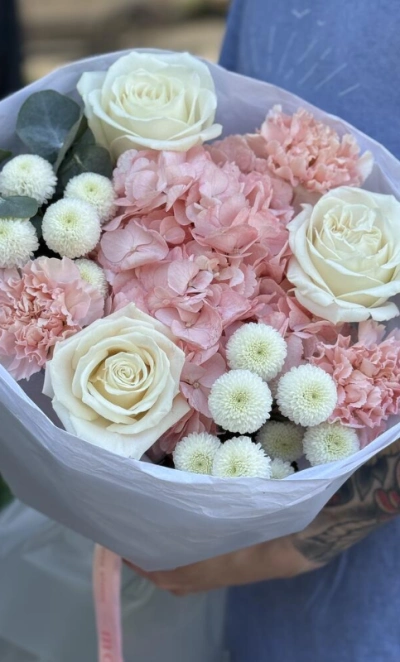 Авторский букет «Зефирное настроение»