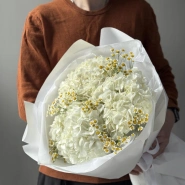 «Летнее небо» с ромашками и гортензиями 2