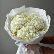 «Летнее небо» с ромашками и гортензиями 3