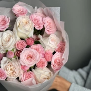 Нежное Дуо из роз 4