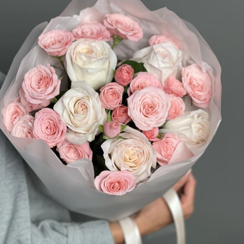 Нежное Дуо из роз